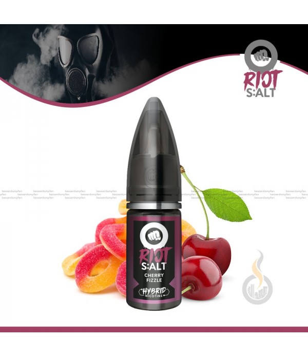 RIOT SALT Cherry Fizzle Hybrid Nic Salt Liquid - 10 ml