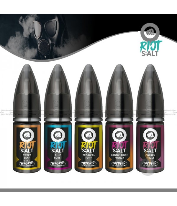 RIOT SALT Bubblegun Hybrid Nic Salt Liquid - 10 ml