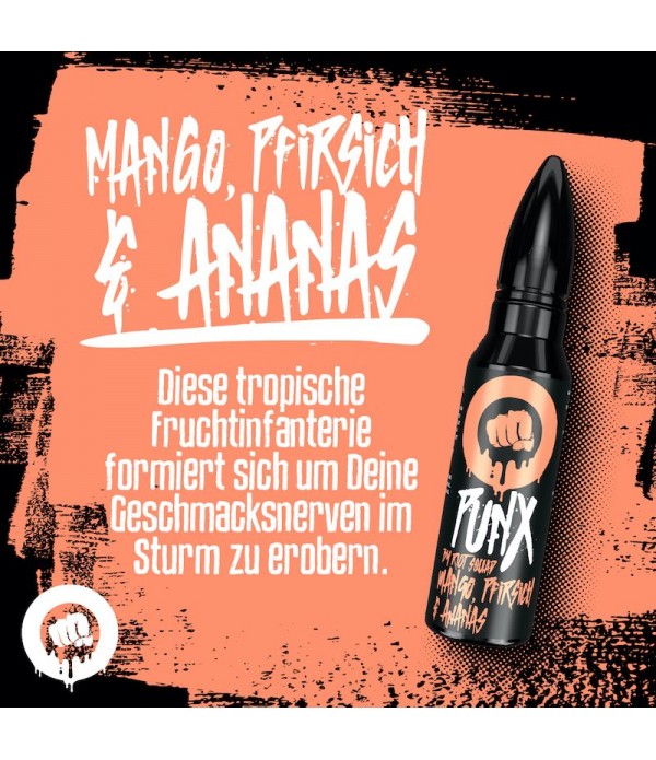 PUNX Mango, Pfirsich & Ananas Aroma - 15 ml