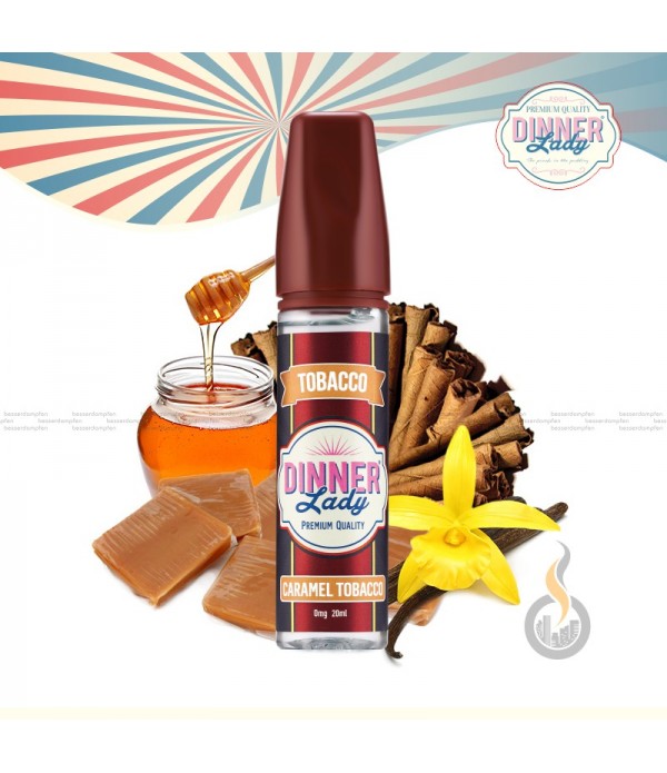 DINNER LADY TOBACCO Caramel Tobacco Aroma - 20 ml