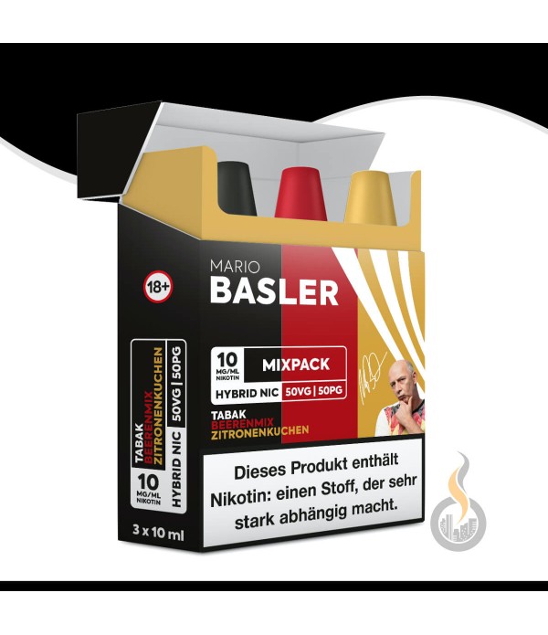 MARIO BASLER Mixpack ­- Schwarz - Rot - Gold - 30 ml