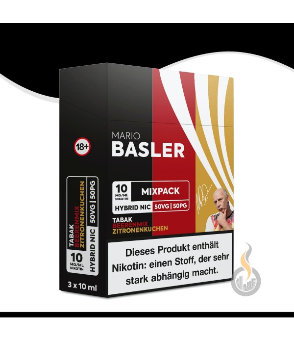 MARIO BASLER Mixpack ­- Schwarz - Rot - Gold - 30 ml