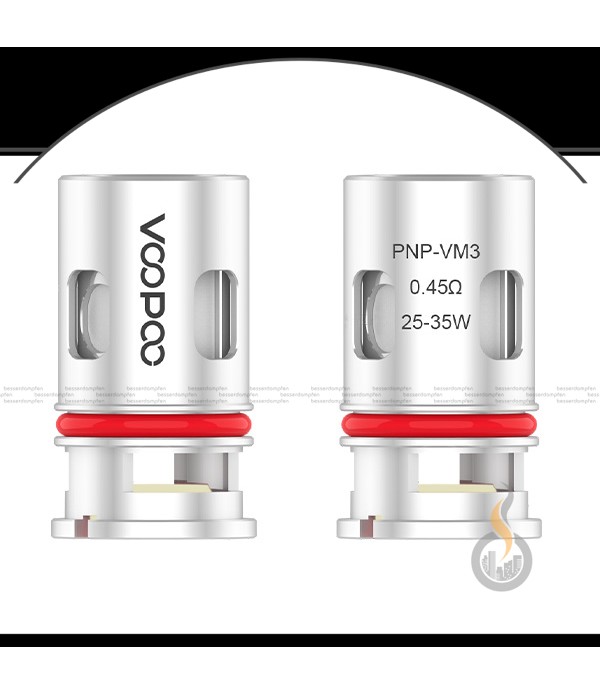 5x Voopoo PnP Coil Verdampferkopf