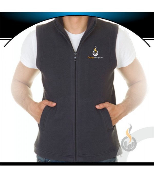 besser FLEECE WESTE bestickt mit Logo - Herren