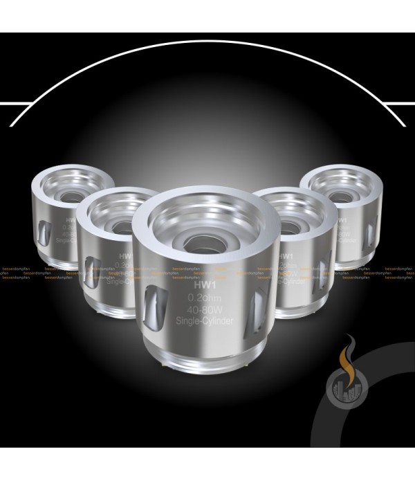 5x Eleaf ELLO Mini HW1 SINGLE Cylinder Coil - 0.2 Ohm