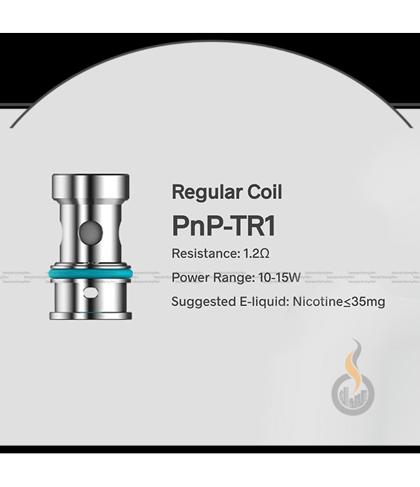 5x Voopoo PnP-TR1 Coil Verdampferkopf - 1.2 Ohm