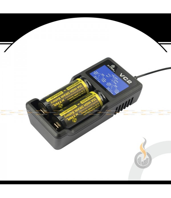 XTAR VC2 USB-Ladegerät 2-Schacht