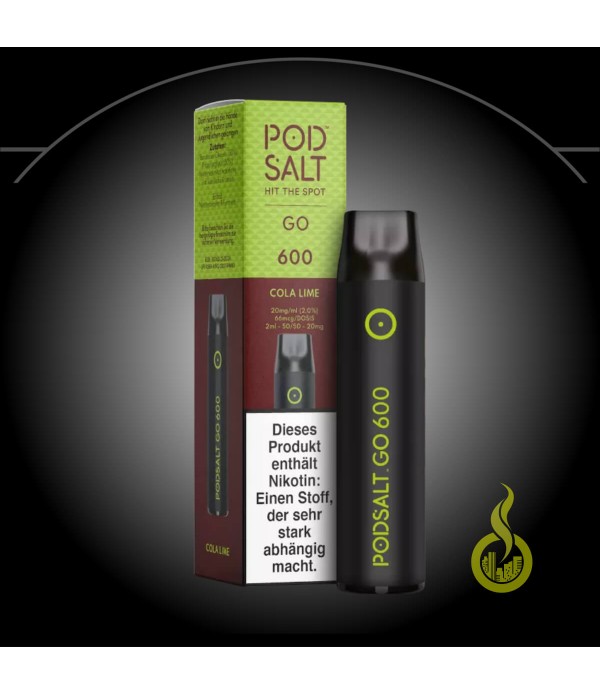 Pod Salt Go 600 Einweg E-Zig Cola Lime