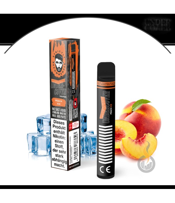 Undercover Vapes by Samra Einweg E-Zig - Peach Ice